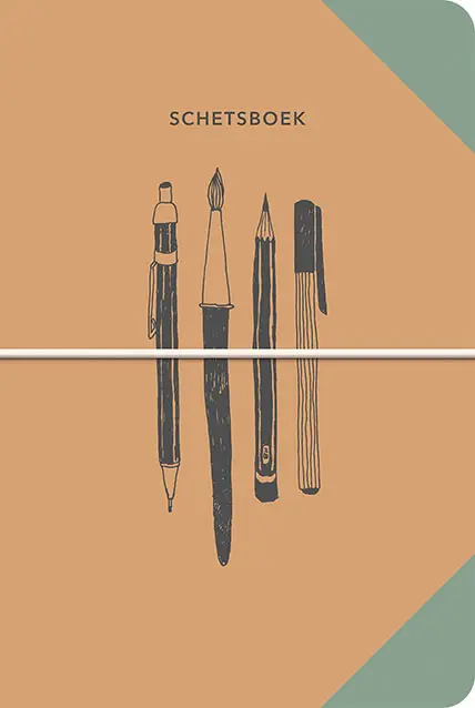 Schetsboek brushes & pencils