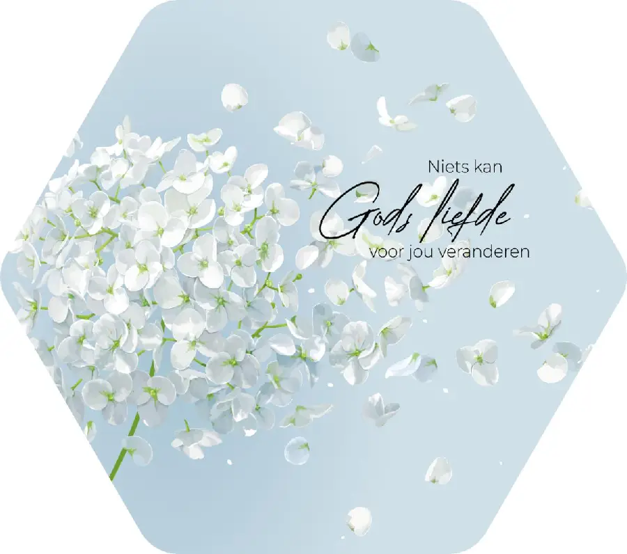 Niets kan Gods liefde  Maat S 15cm