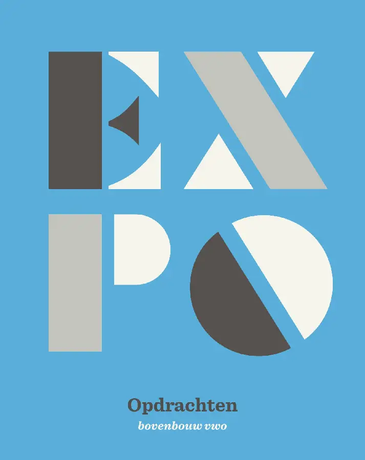 vwo bovenbouw / EXPO Beeldende vakken / opdrachtenboek