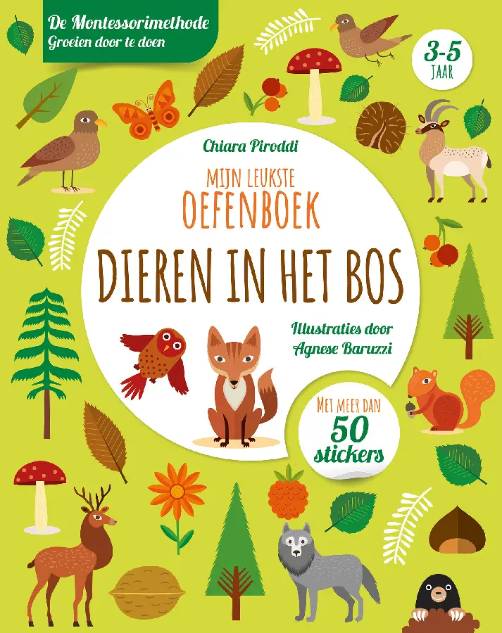 Dieren in het bos - Mijn leukste oefenboek