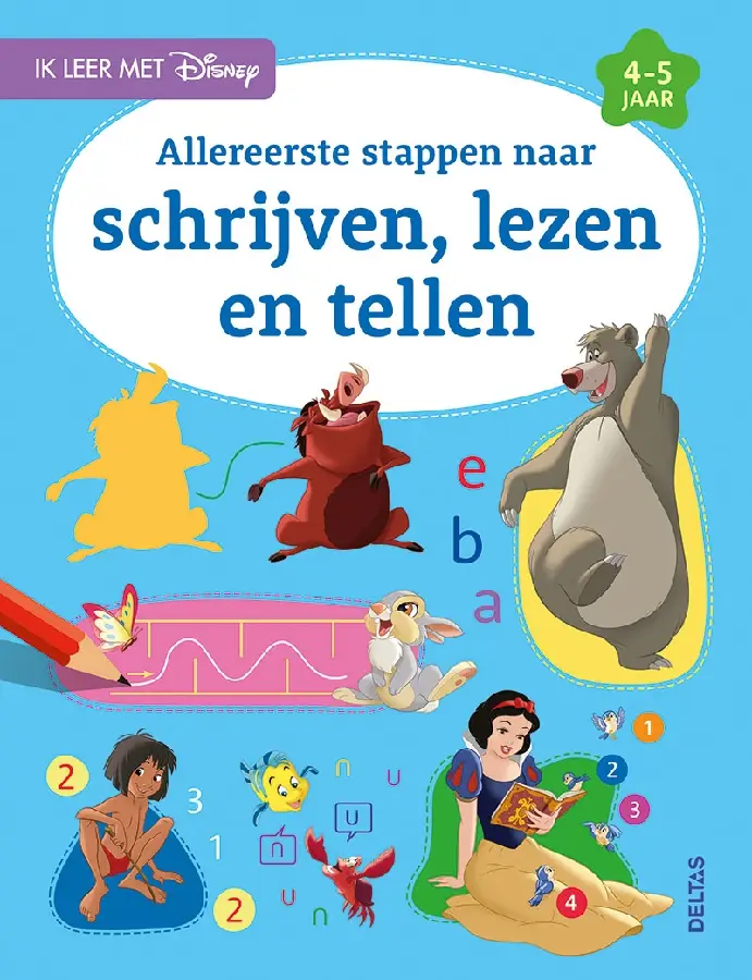 Allereerste stappen naar schrijven, lezen en tellen / 4-5 jaar
