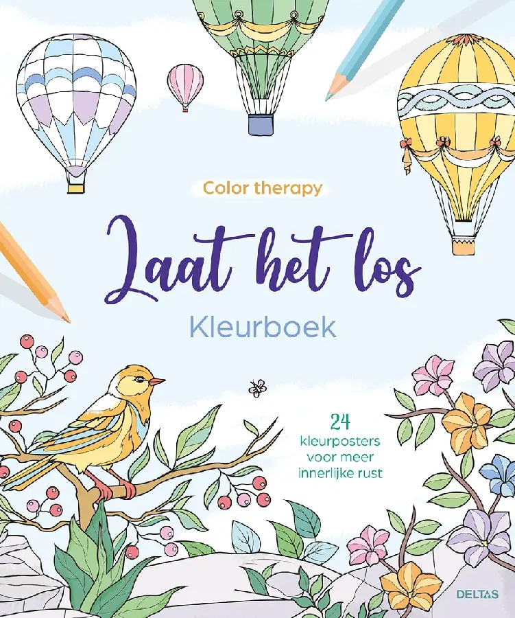 Color therapy Laat het los Kleurboek