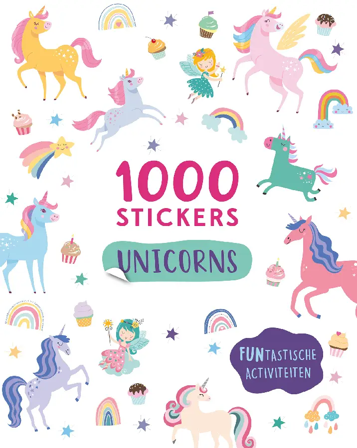 Unicorns - 1000 stickers