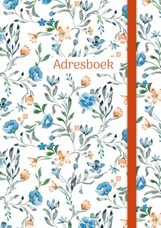 Adresboek (klein) - Romantic Flowers