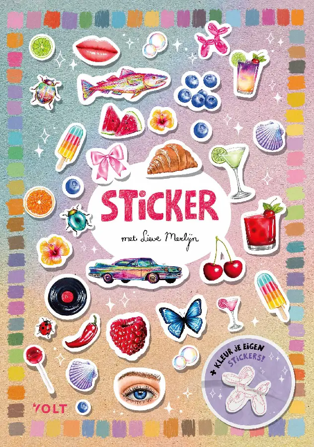 Sticker met Lieve Merlijn