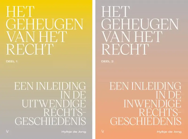 Het geheugen van het recht deel 1 en 2 (set)