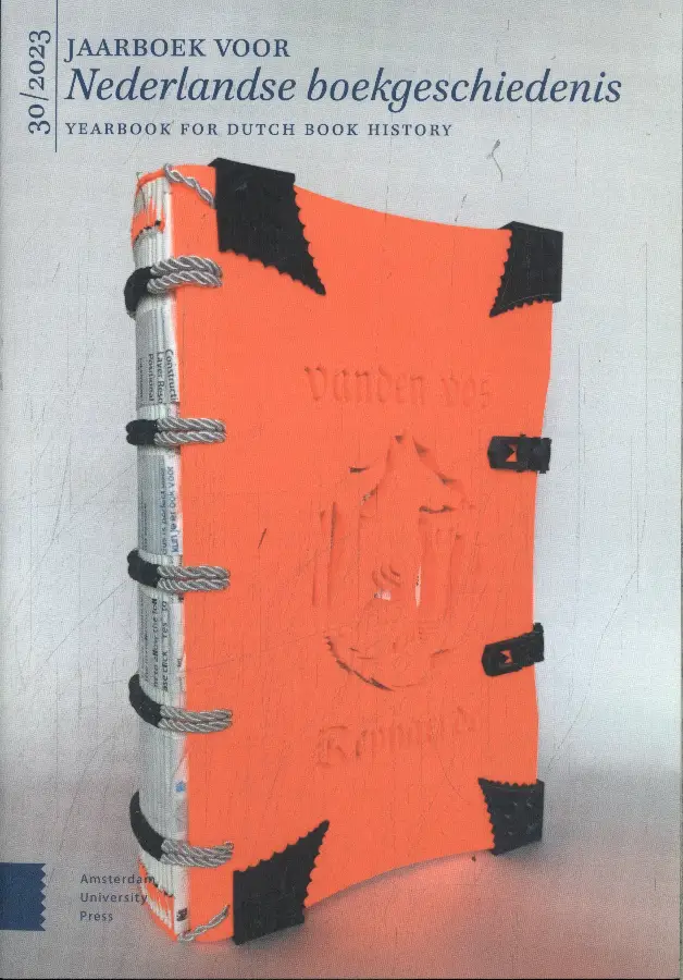 Jaarboek voor Nederlandse boekgeschiedenis 2023