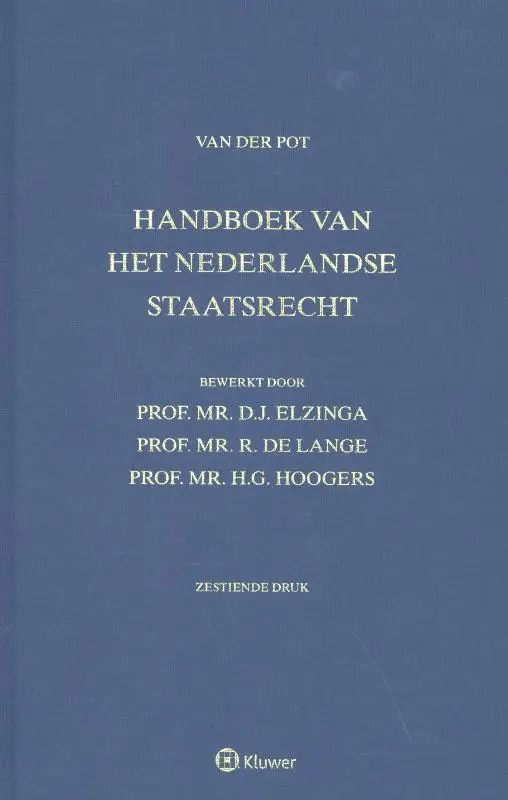 Handboek van het Nederlandse staatsrecht, Van der Pot