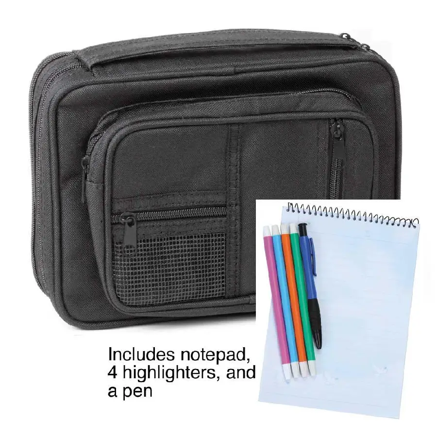 Biblecover Studykit X-Large Black Canvas