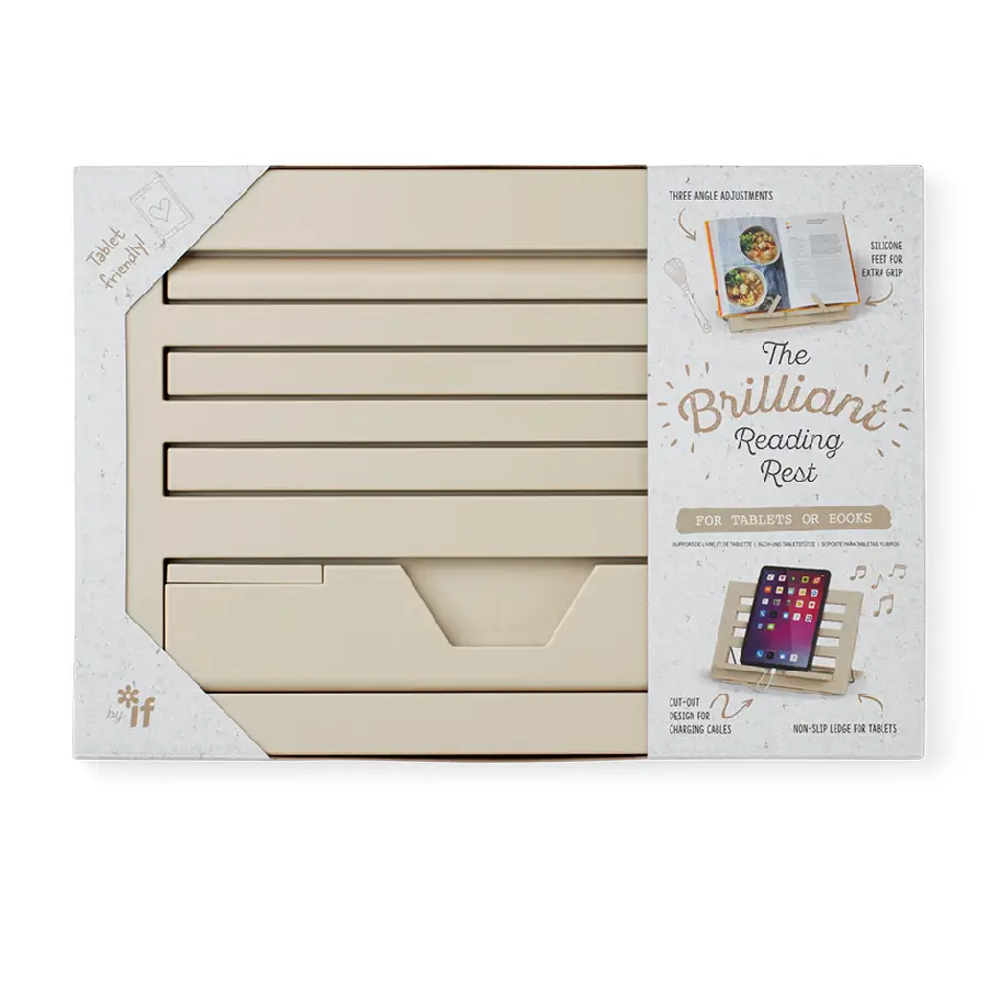 Brilliant Reading Rest - Linen Cream