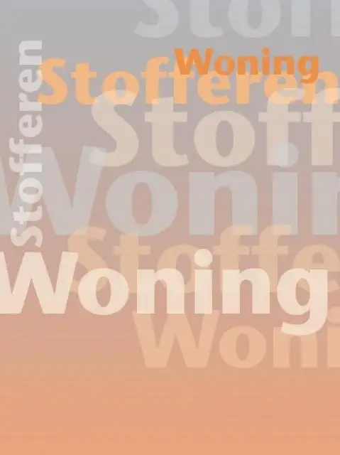 Werkboek woningstofferen / niveau 2