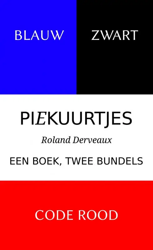 BLAUW ZWART --- CODE ROOD