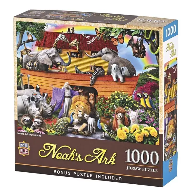 Jigsaw Puzzle Noah''''s Ark Poster 1000p