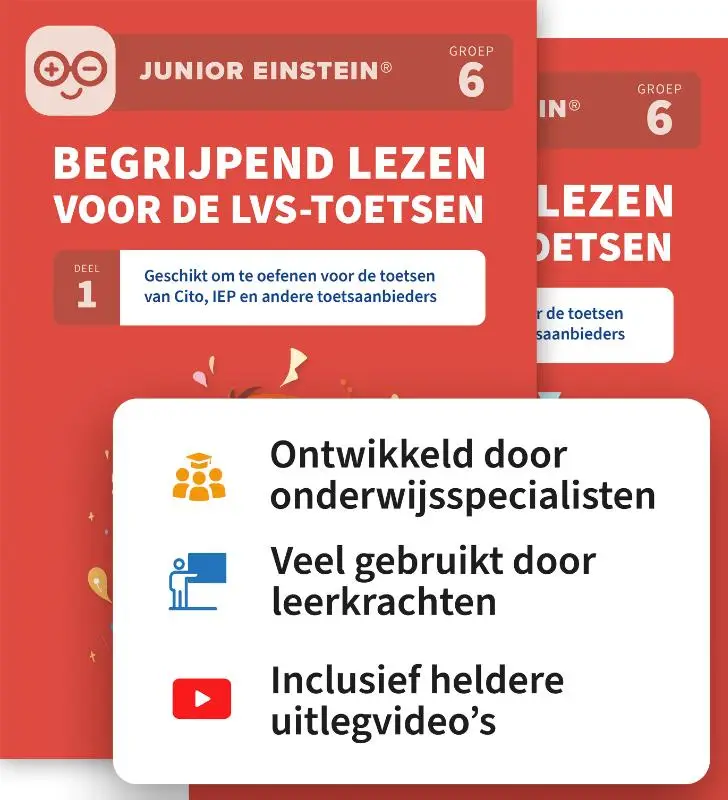 Begrijpend lezen voor de LVS-toetsen - Deel 1 en 2 / Groep 6