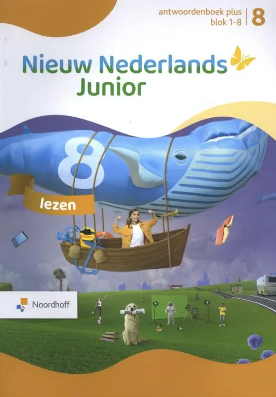 Lezen groep 8 plus blok 1-8 / Nieuw Nederlands Junior / antwoordenboek