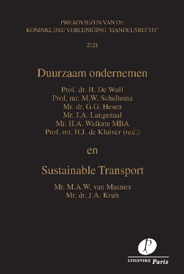 Duurzaam ondernemen en Sustainable Transport