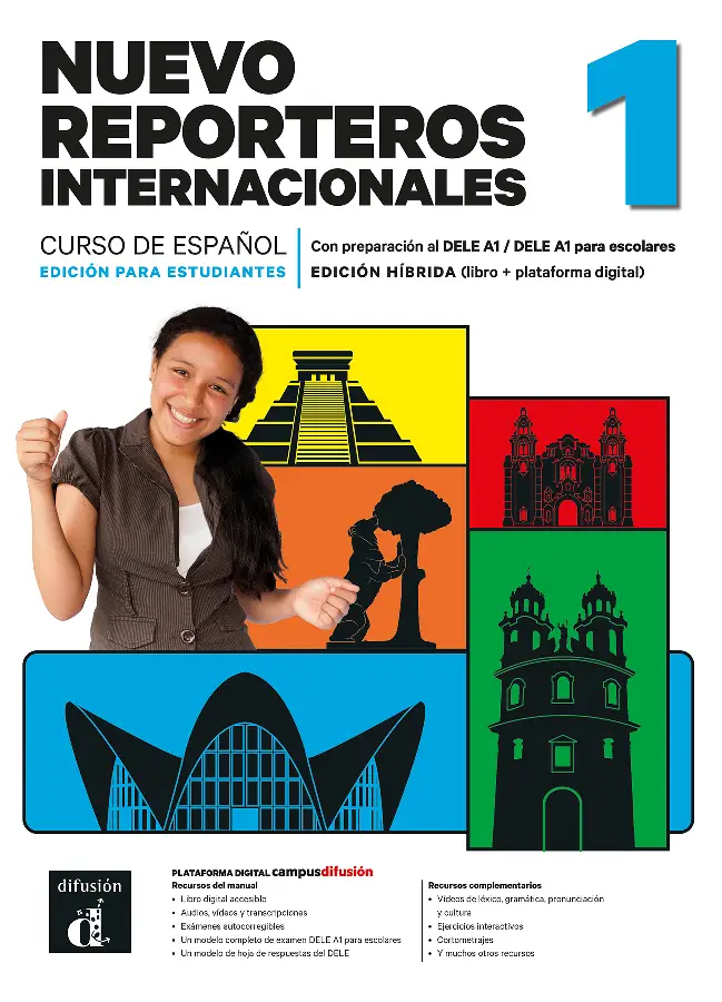 Nuevo Reporteros internacionales 1 - Edición híbrida para estudiantes