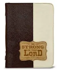Biblecover Be Strong Large