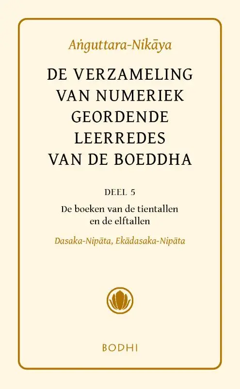 Anguttara-Nikaya / 5 Het boek van tien- en elftallen