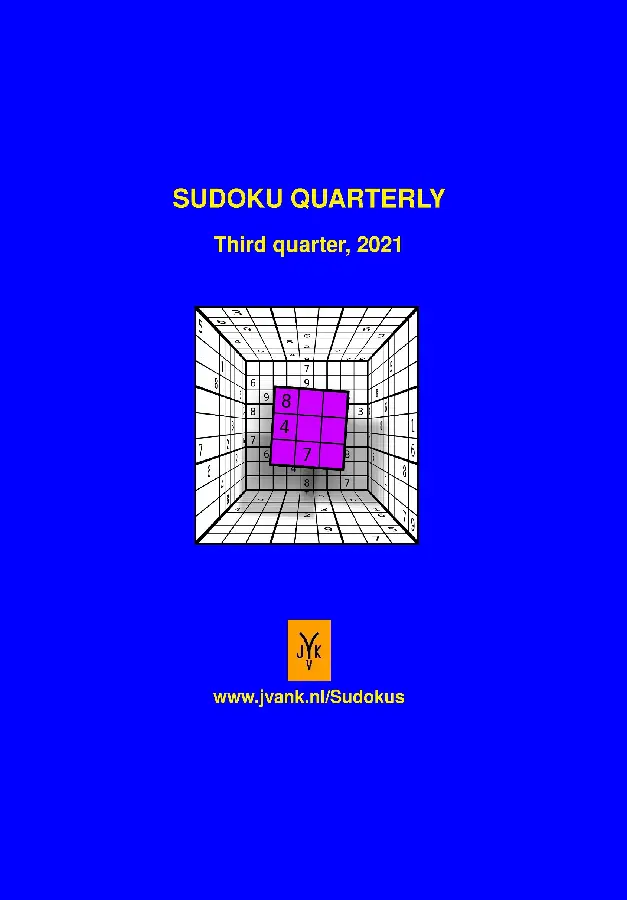 Sudoku quarterly quarter 3