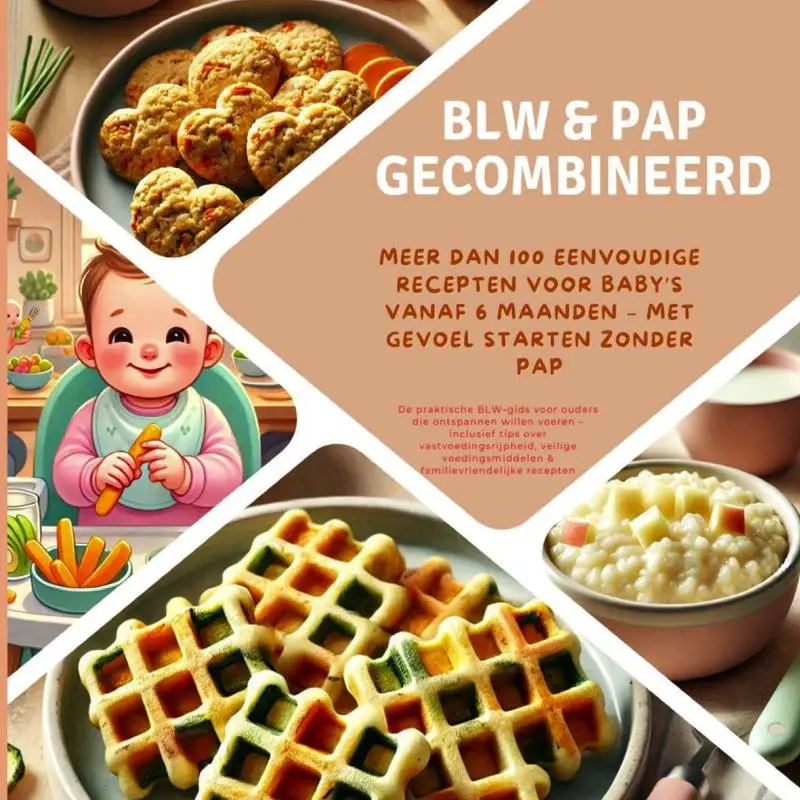 BLW & pap gecombineerd: Meer dan 100 eenvoudige recepten voor baby's vanaf 6 maanden - met gevoel starten zonder pap: De praktische BLW-gids voor