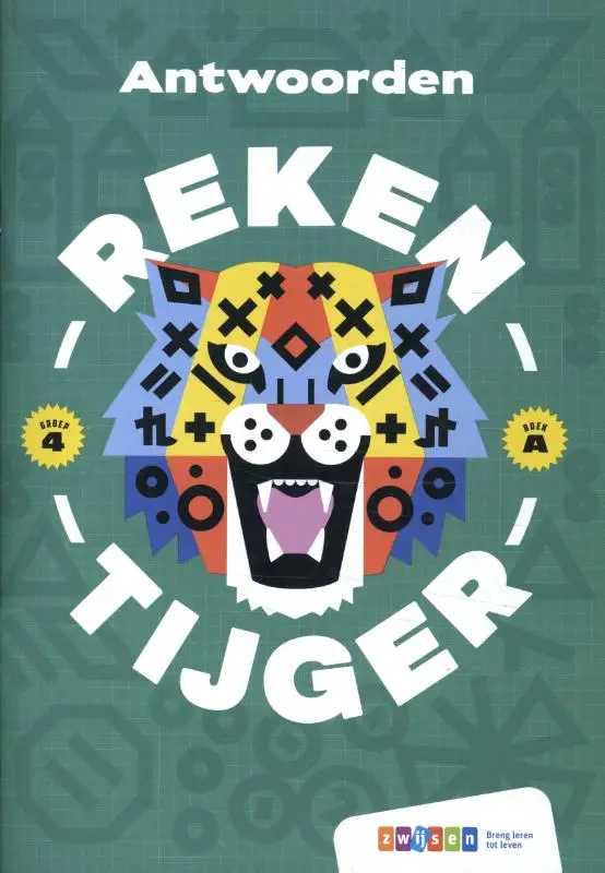 Groep 4 / Rekentijger / Antwoordenboek A