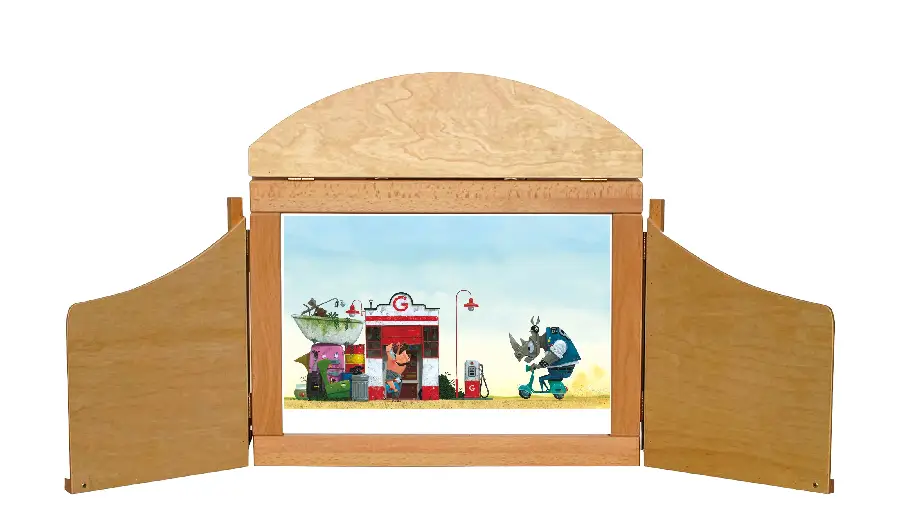 Garage Gust kamishibai vertelplaten