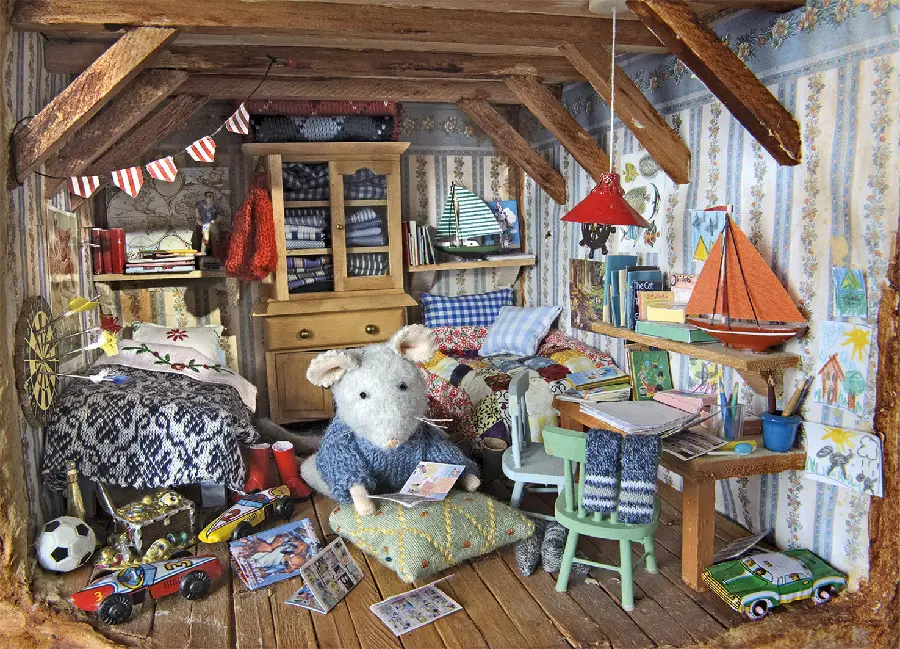 Puzzel (200 stukjes): Het Muizenhuis, The Mouse Mansion, Schaap & Muis Beheer B.V.