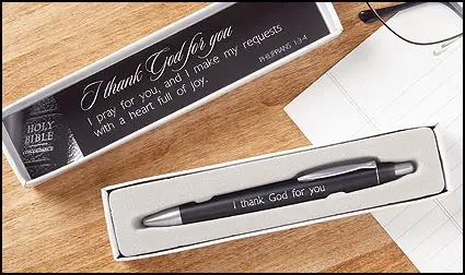 Pen black I thank God for you
