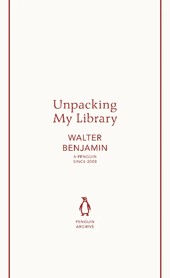 Unpacking My Library