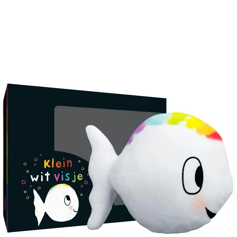 Klein wit visje knuffel