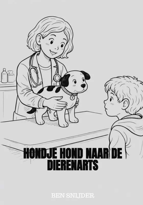 Hondje Hond naar de dierenarts