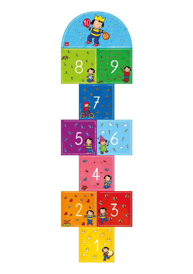 Vloersticker hinkelpad Anna