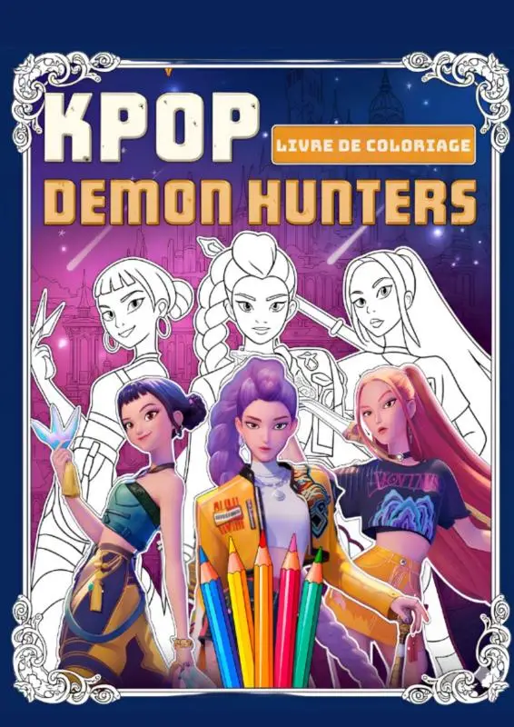 Livre De Coloriage Kpop Demon Hunters