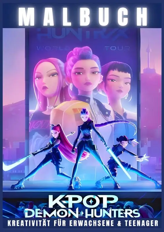 Kpop Demon Hunters Malbuch