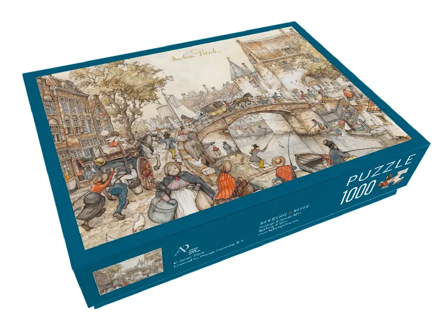 Puzzel (1.000 stukjes): Stadsgezicht, Anton Pieck