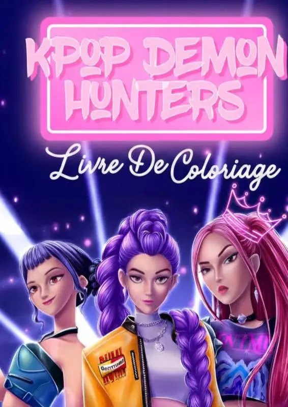 k-Pop Demon Hunters Livre De Coloriage