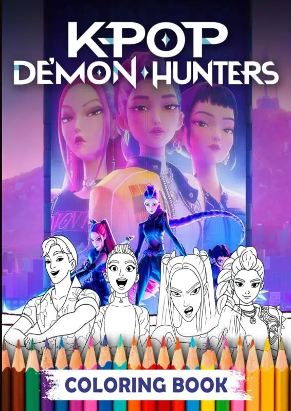 K-pop Demon Hunters Coloring Book