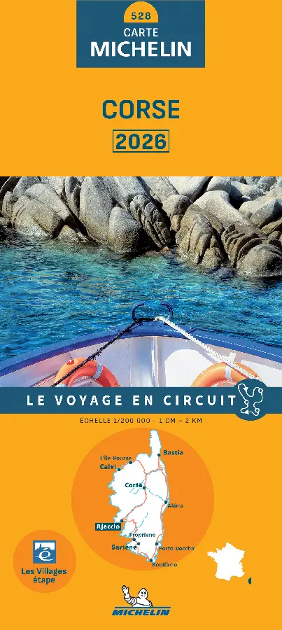 Michelin Wegenkaart 528 Corse / Corsica 2026