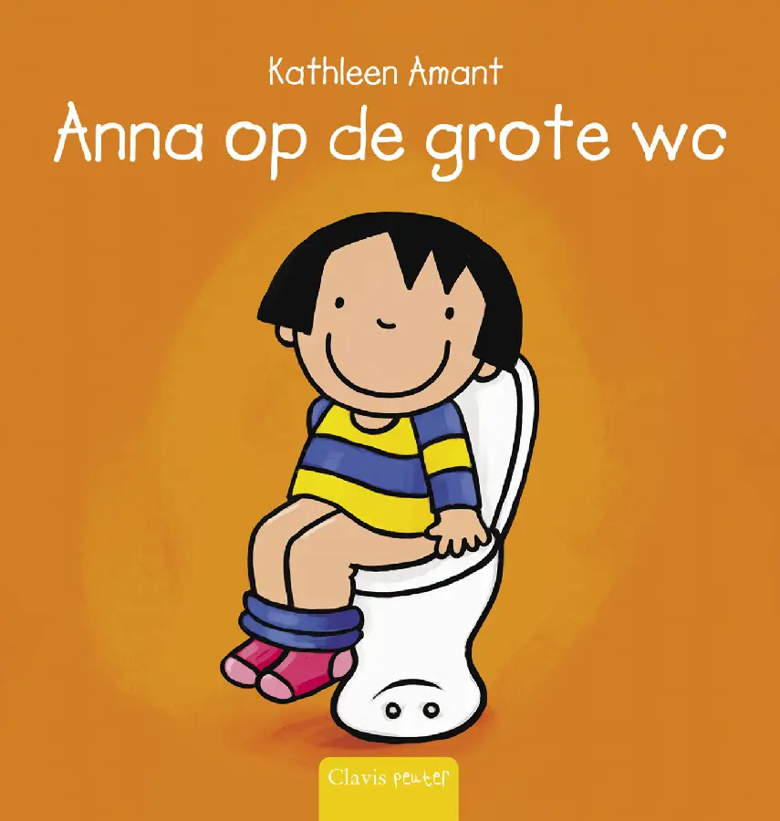 Anna op de grote wc