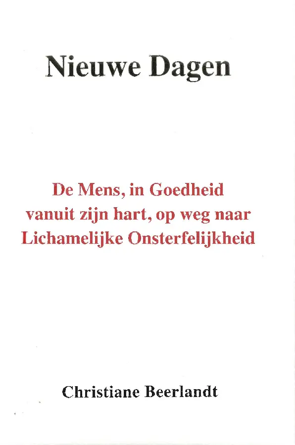 Nieuwe dagen