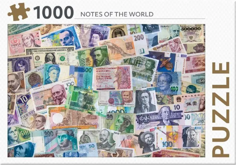 Rebo legpuzzel 1000 stukjes - Notes of the world