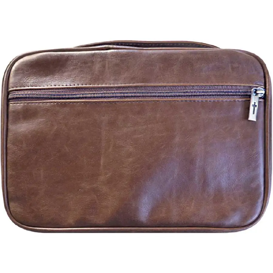 Biblecover large distressed leather Brow