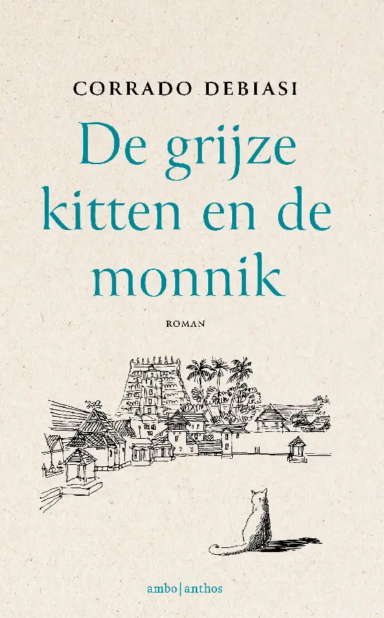 De grijze kitten en de monnik