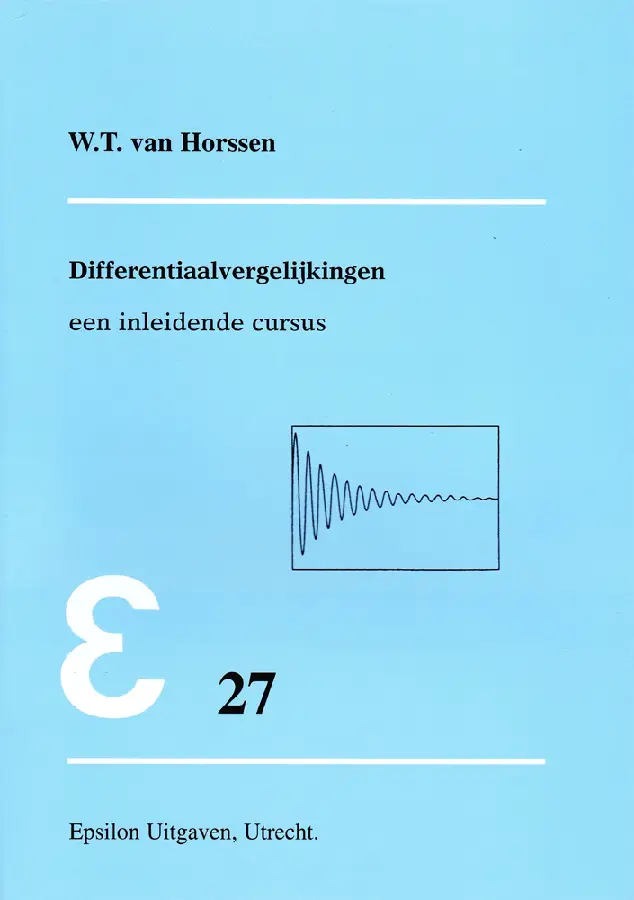 Differentiaalvergelijkingen
