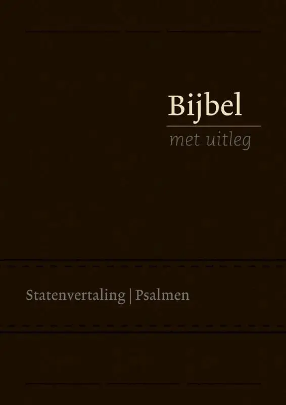 Bijbel bmu KLEIN zwart flex goud