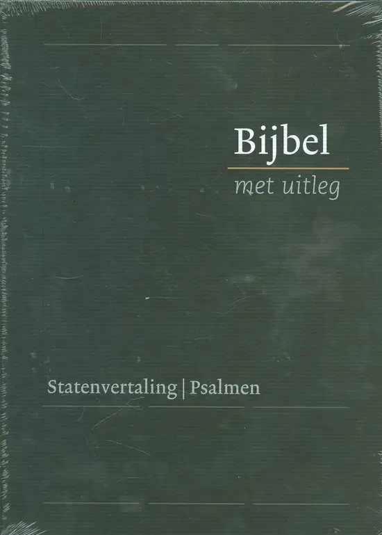 Bijbel bmu GROOT zwart goud
