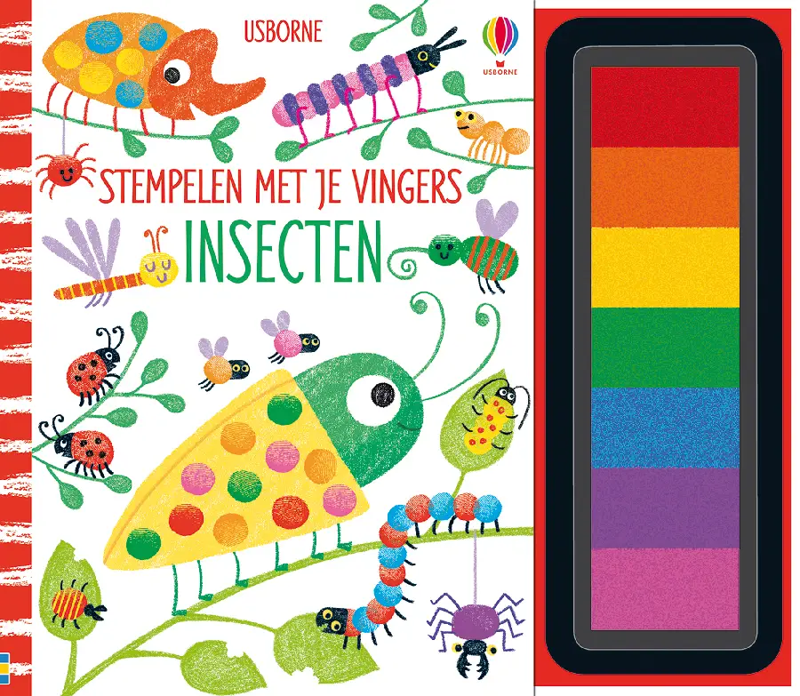 Stempelen met je vingers Insecten