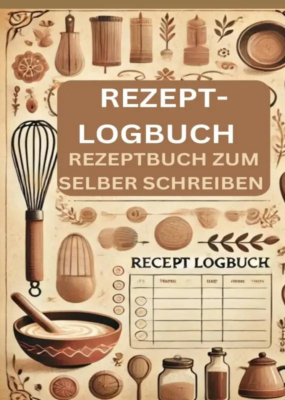 Rezept-Logbuch : Rezeptbuch zum selber schreiben Geschenkidee