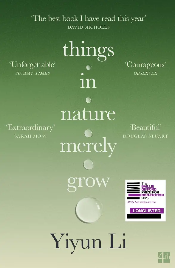 Things in Nature Merely Grow